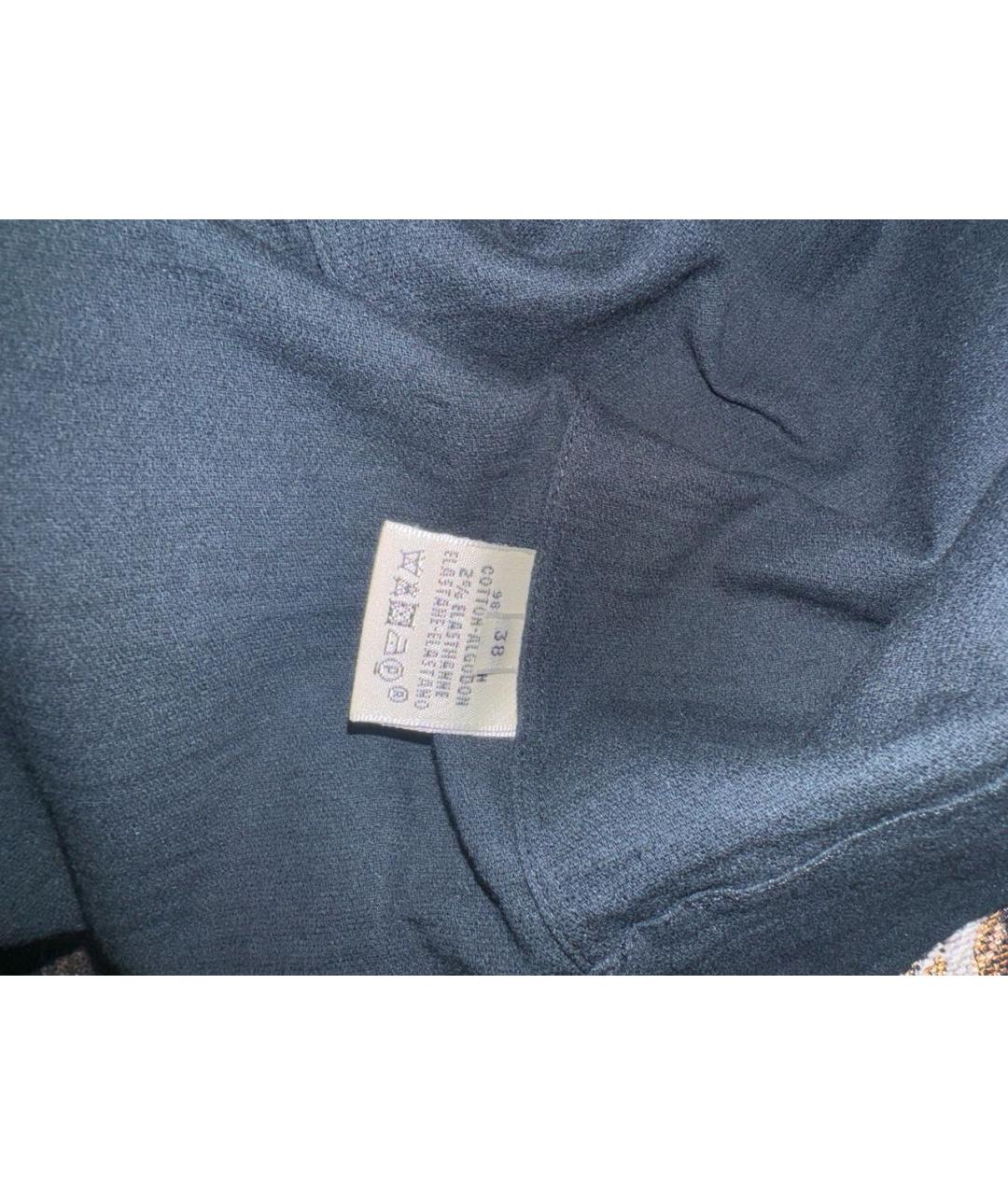 CHANEL Черное хлопковое вечернее платье, фото 5