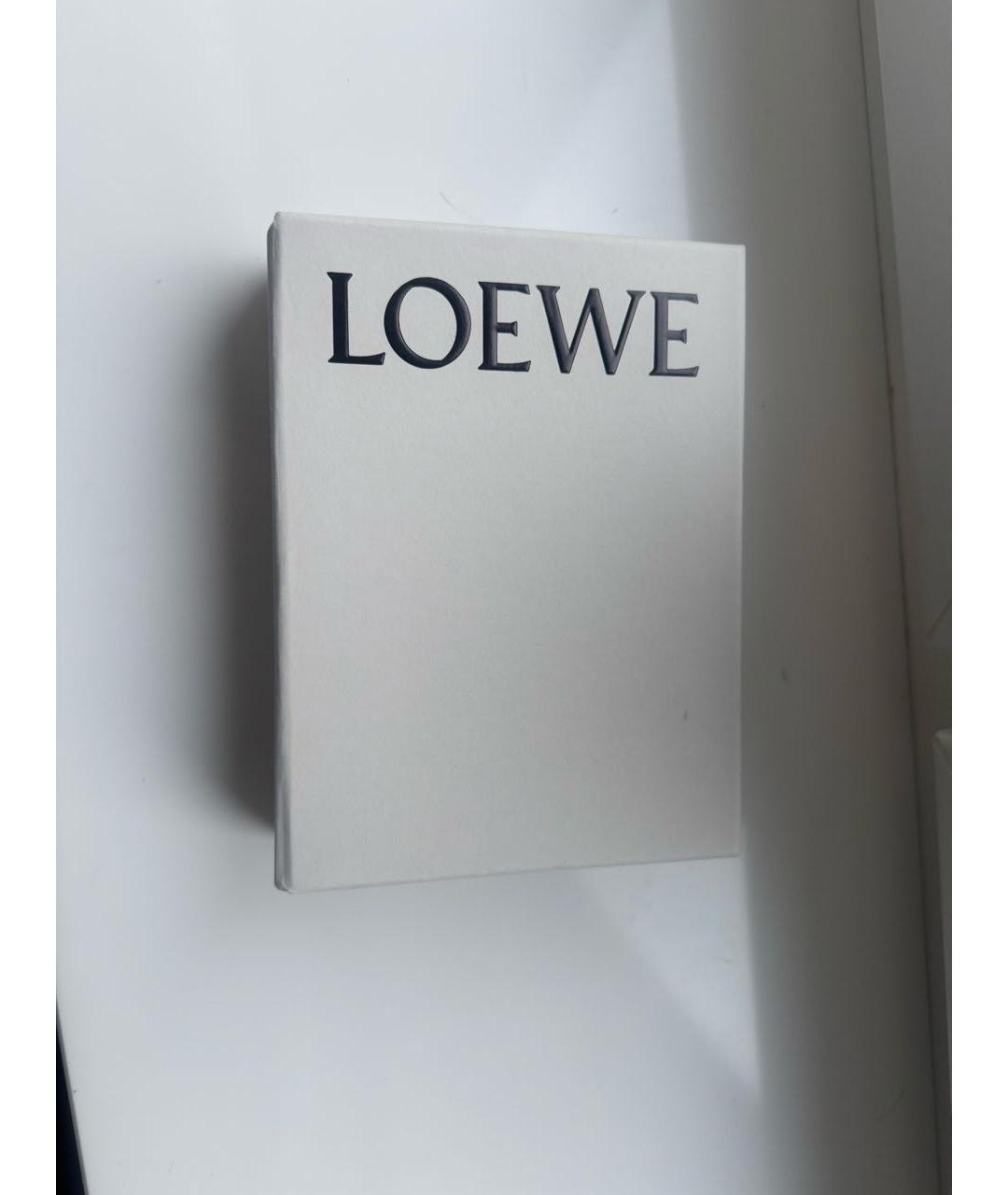 LOEWE Бордовый кожаный кардхолдер, фото 5