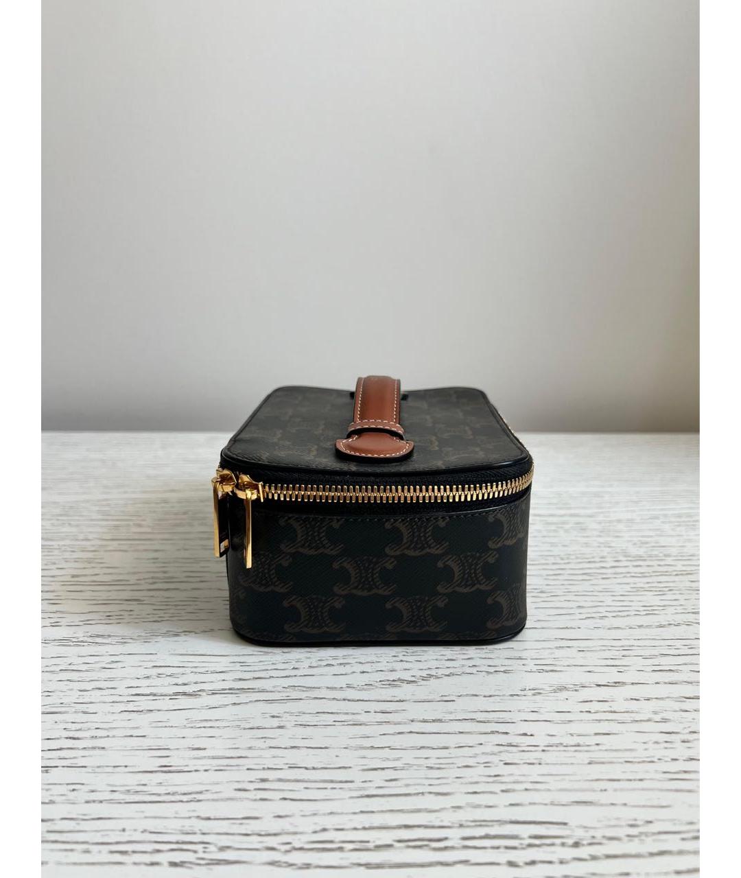 CELINE Коричневая косметичка, фото 6