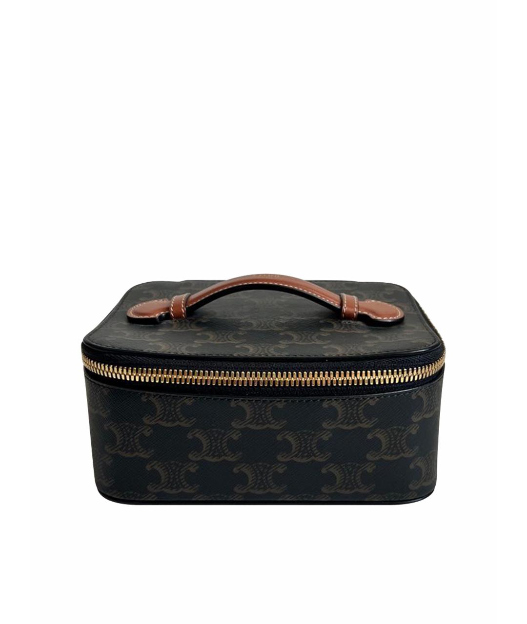 CELINE Коричневая косметичка, фото 1