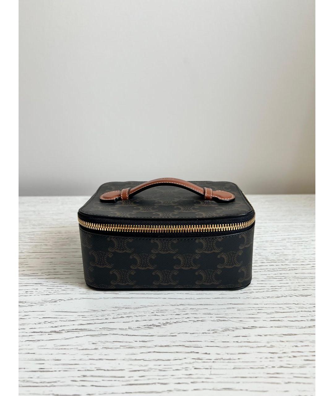 CELINE Коричневая косметичка, фото 7