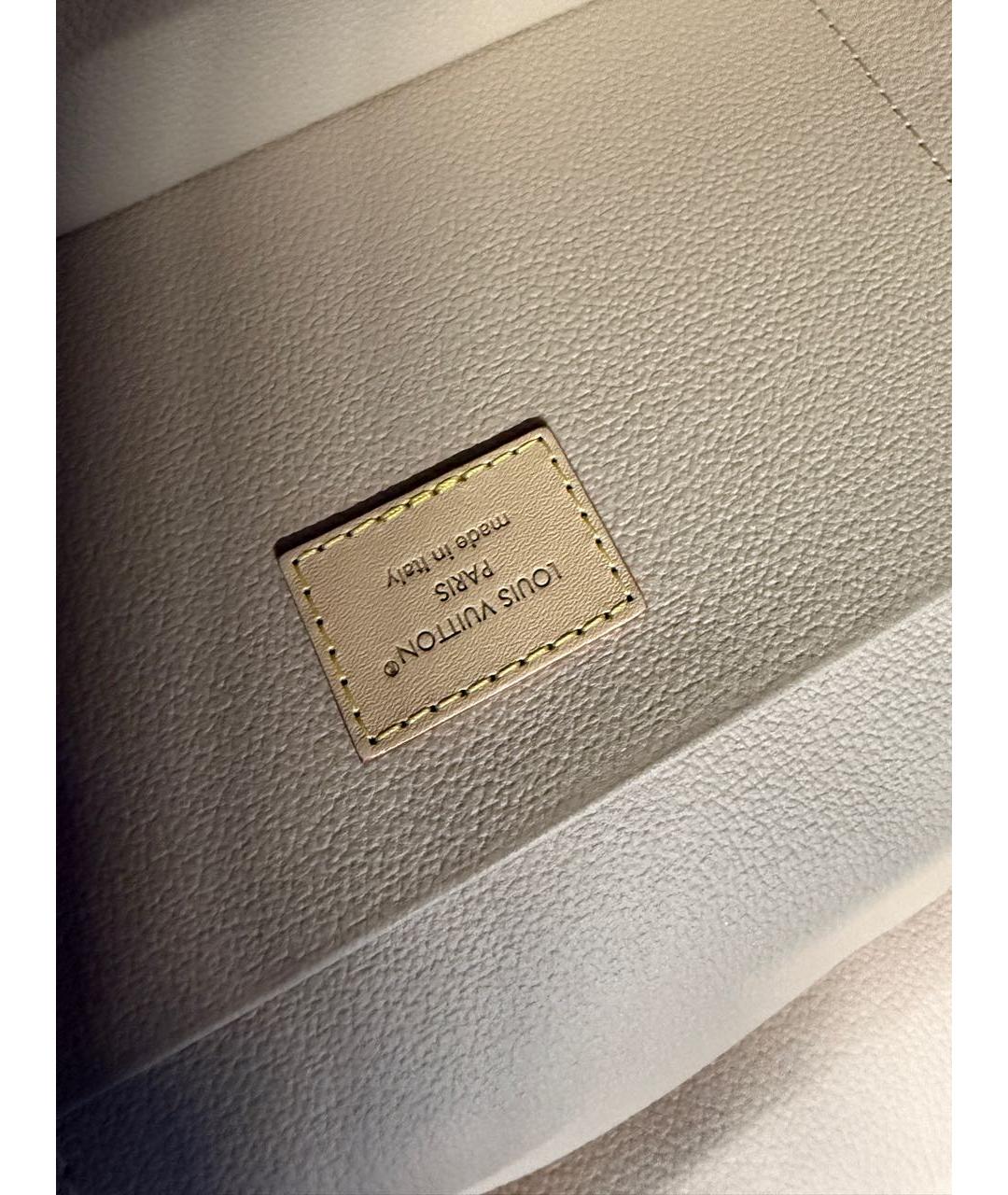 LOUIS VUITTON Коричневая косметичка, фото 7