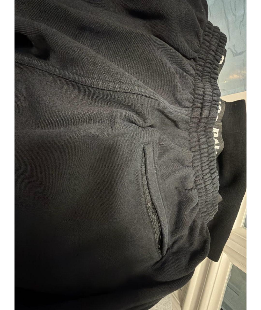 BALENCIAGA Черные спортивные брюки и шорты, фото 4