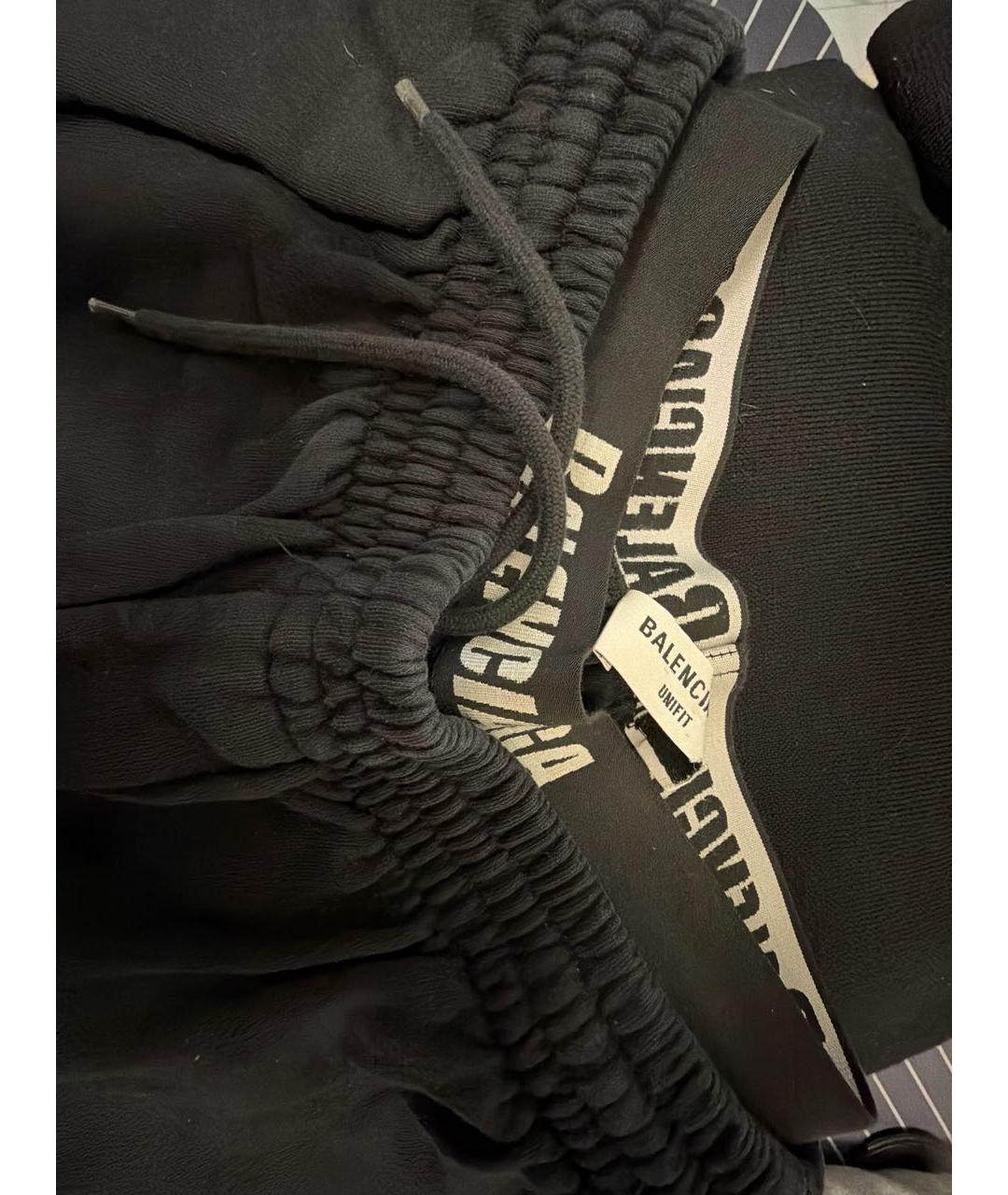 BALENCIAGA Черные спортивные брюки и шорты, фото 3