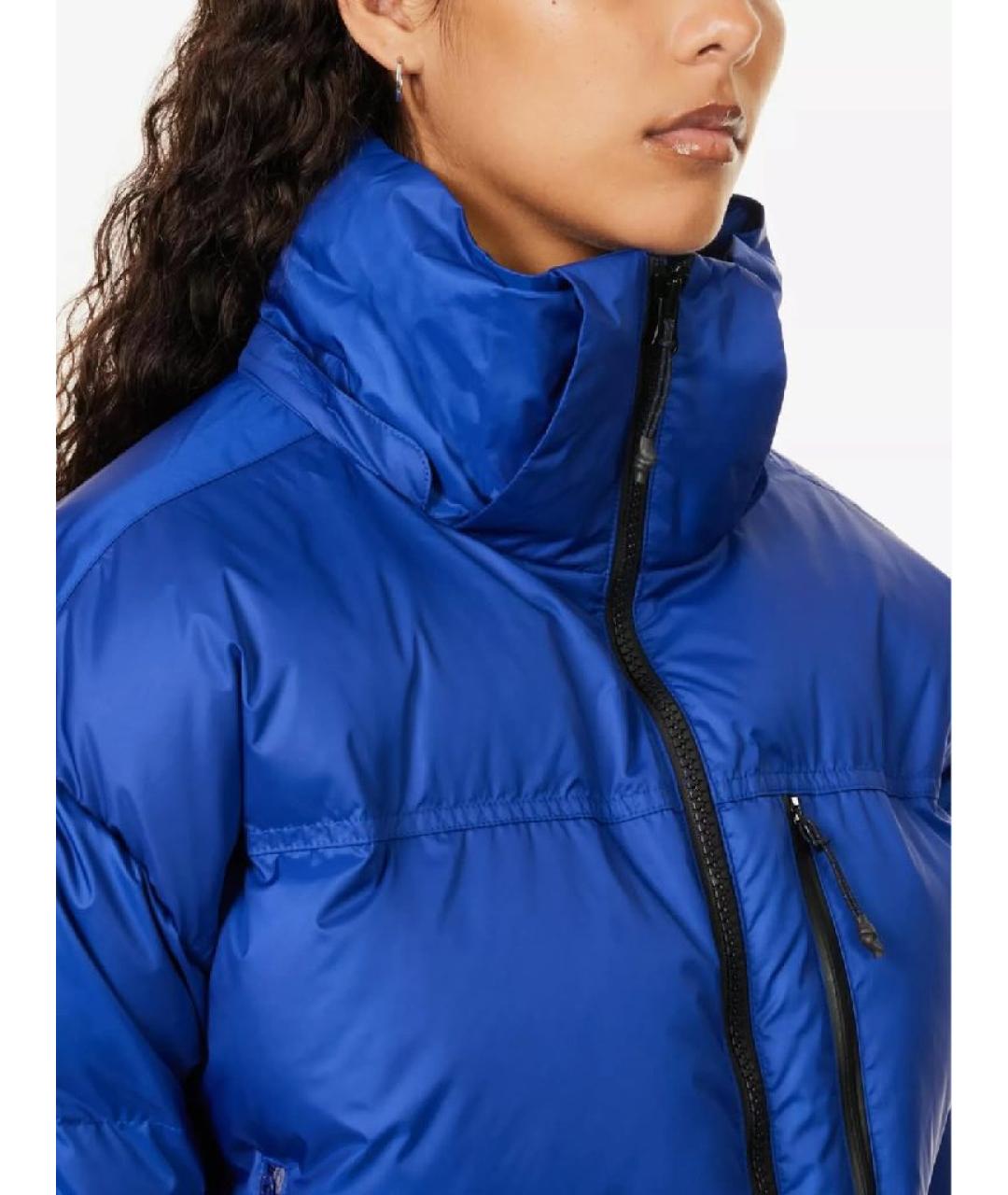 ADIDAS BY STELLA MCCARTNEY Синий полиэстеровый пуховик, фото 6