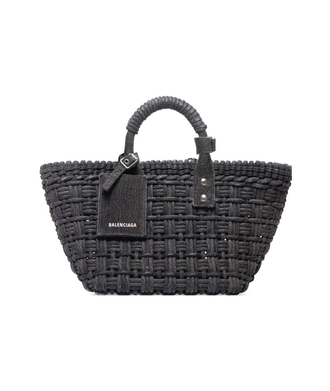 BALENCIAGA Черная сумка тоут, фото 1