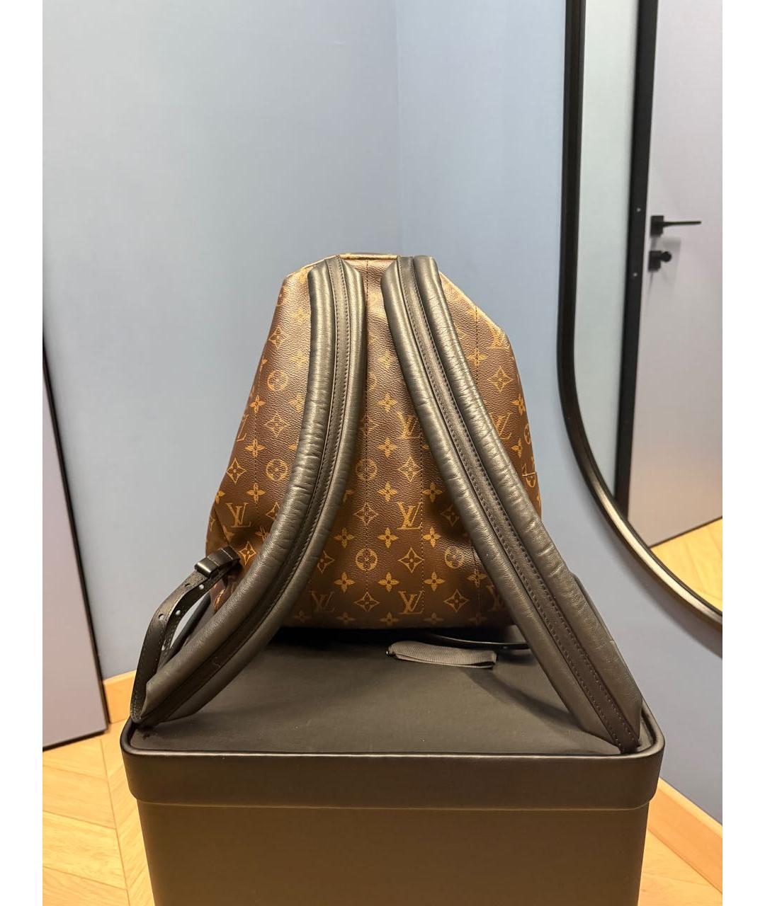 LOUIS VUITTON Коричневый рюкзак, фото 3