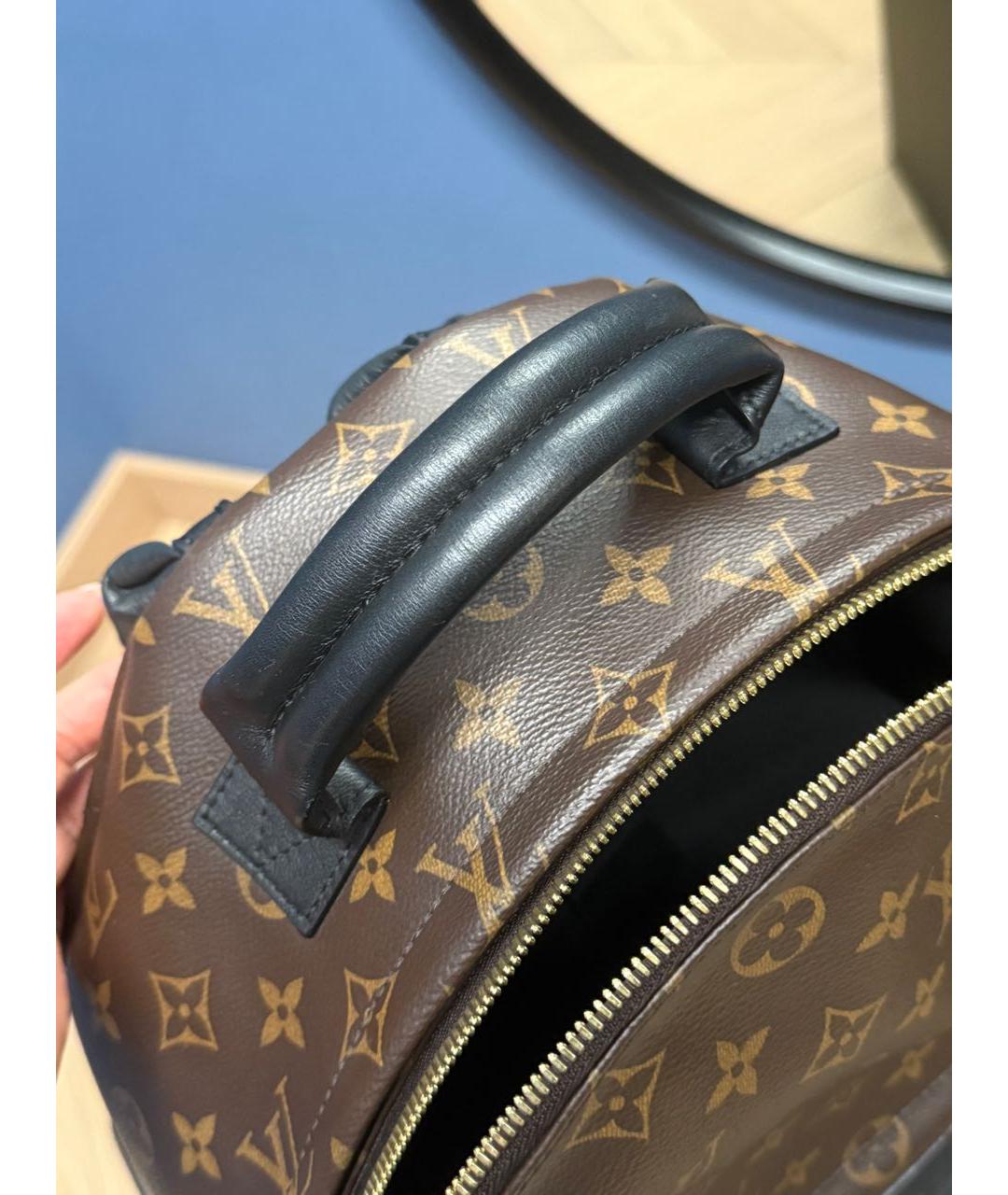 LOUIS VUITTON Коричневый рюкзак, фото 8