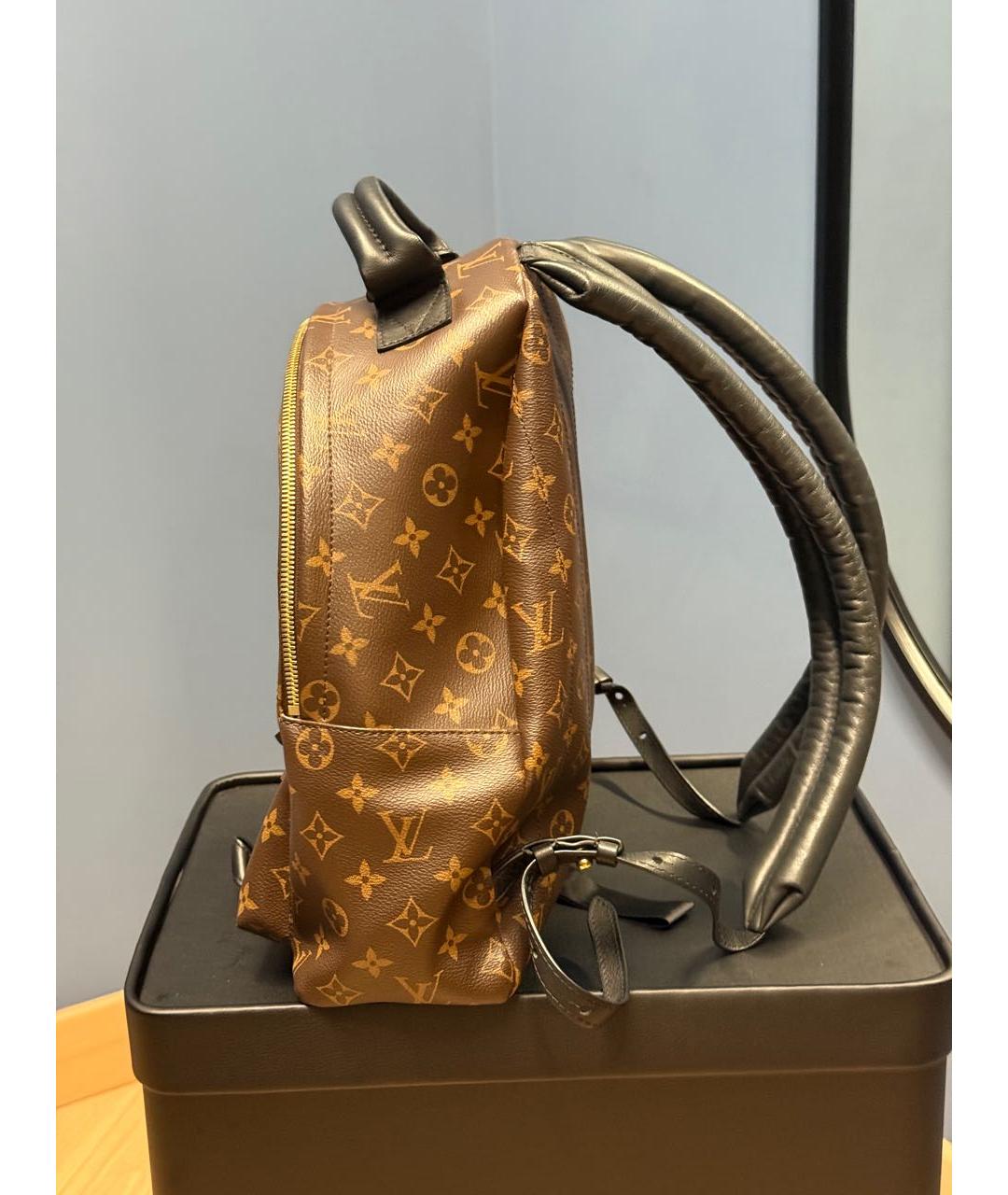 LOUIS VUITTON Коричневый рюкзак, фото 5