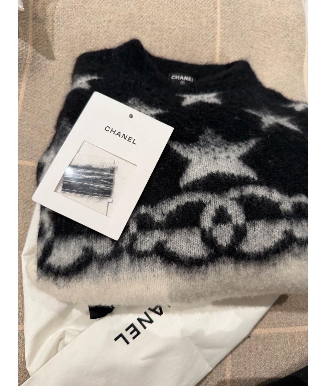 CHANEL Белый кашемировый джемпер / свитер, фото 5