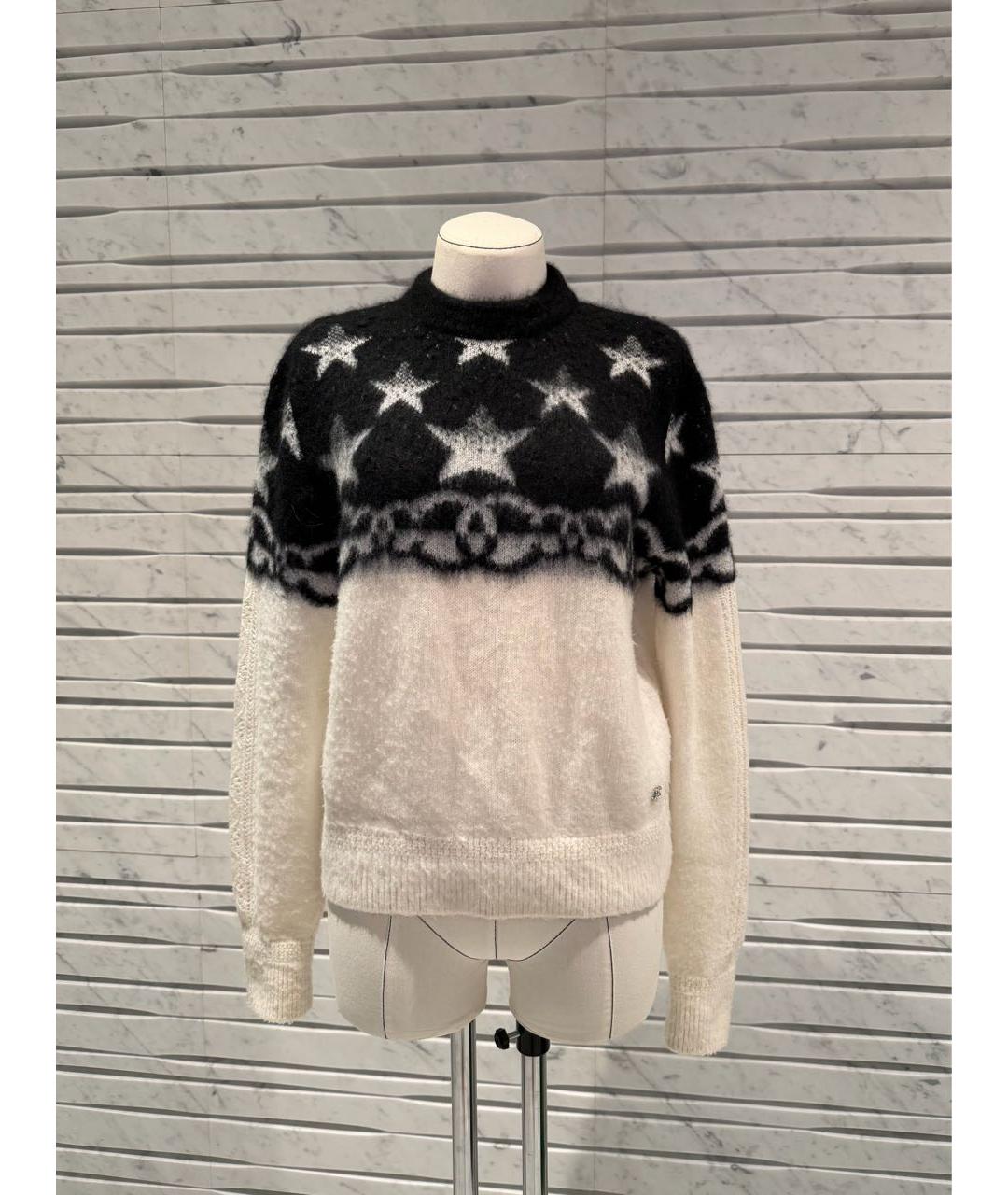 CHANEL Белый кашемировый джемпер / свитер, фото 8