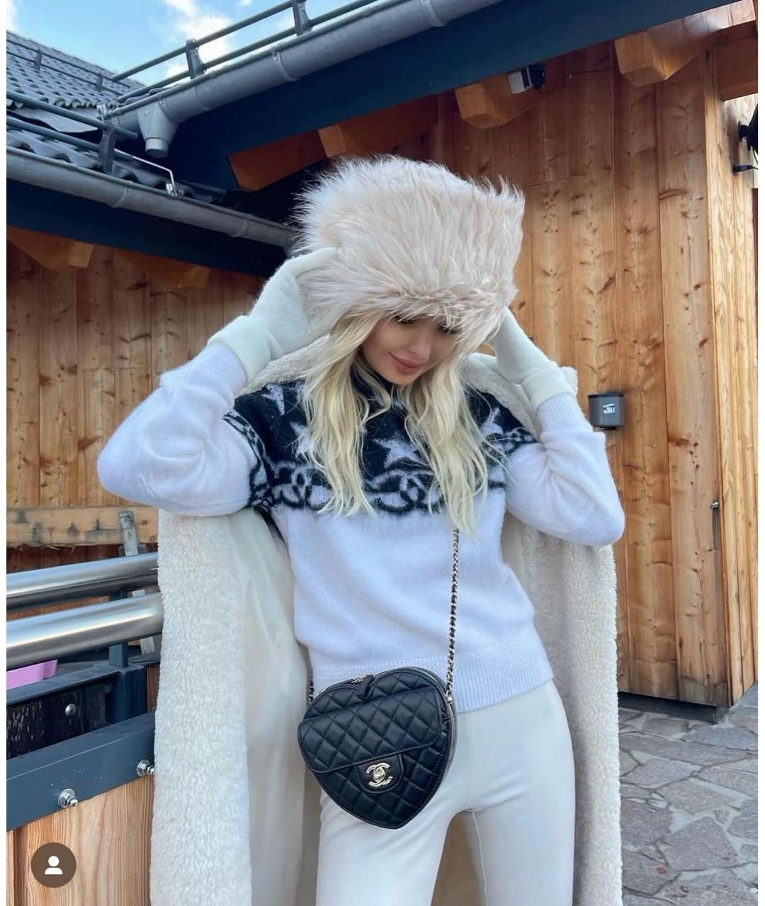 CHANEL Белый кашемировый джемпер / свитер, фото 7