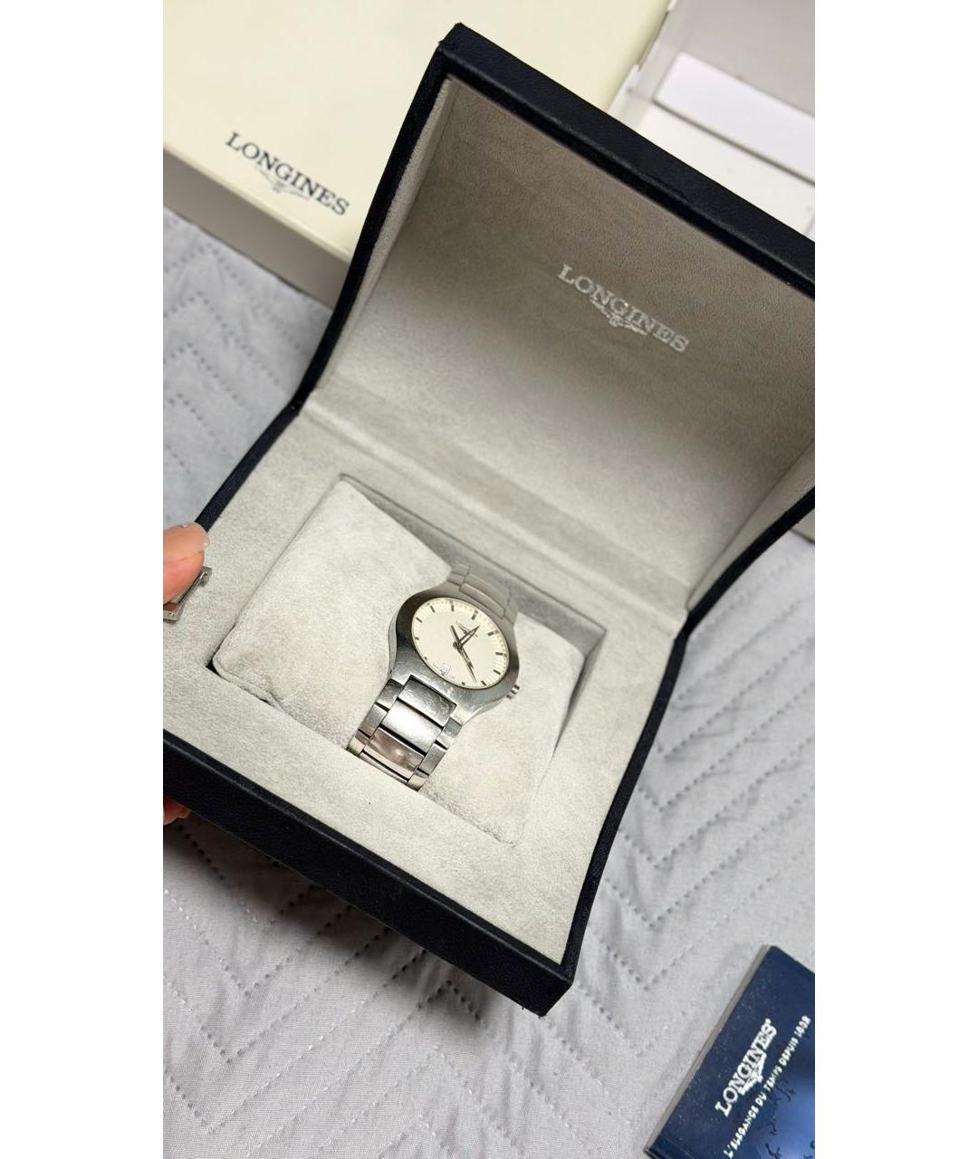 LONGINES Серебряные часы, фото 6