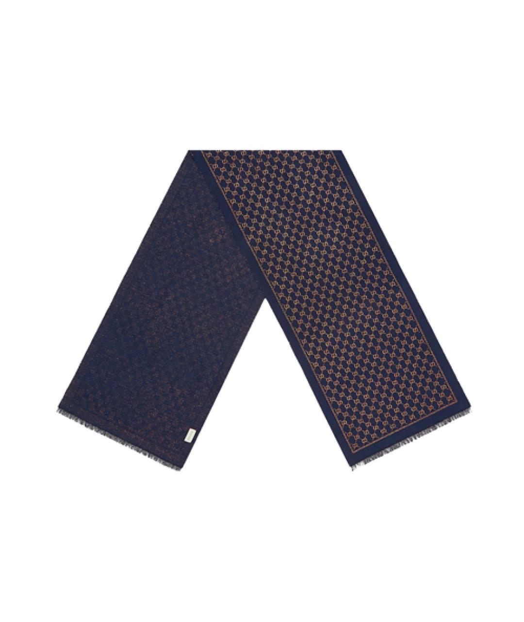 GUCCI Синий шарф, фото 2