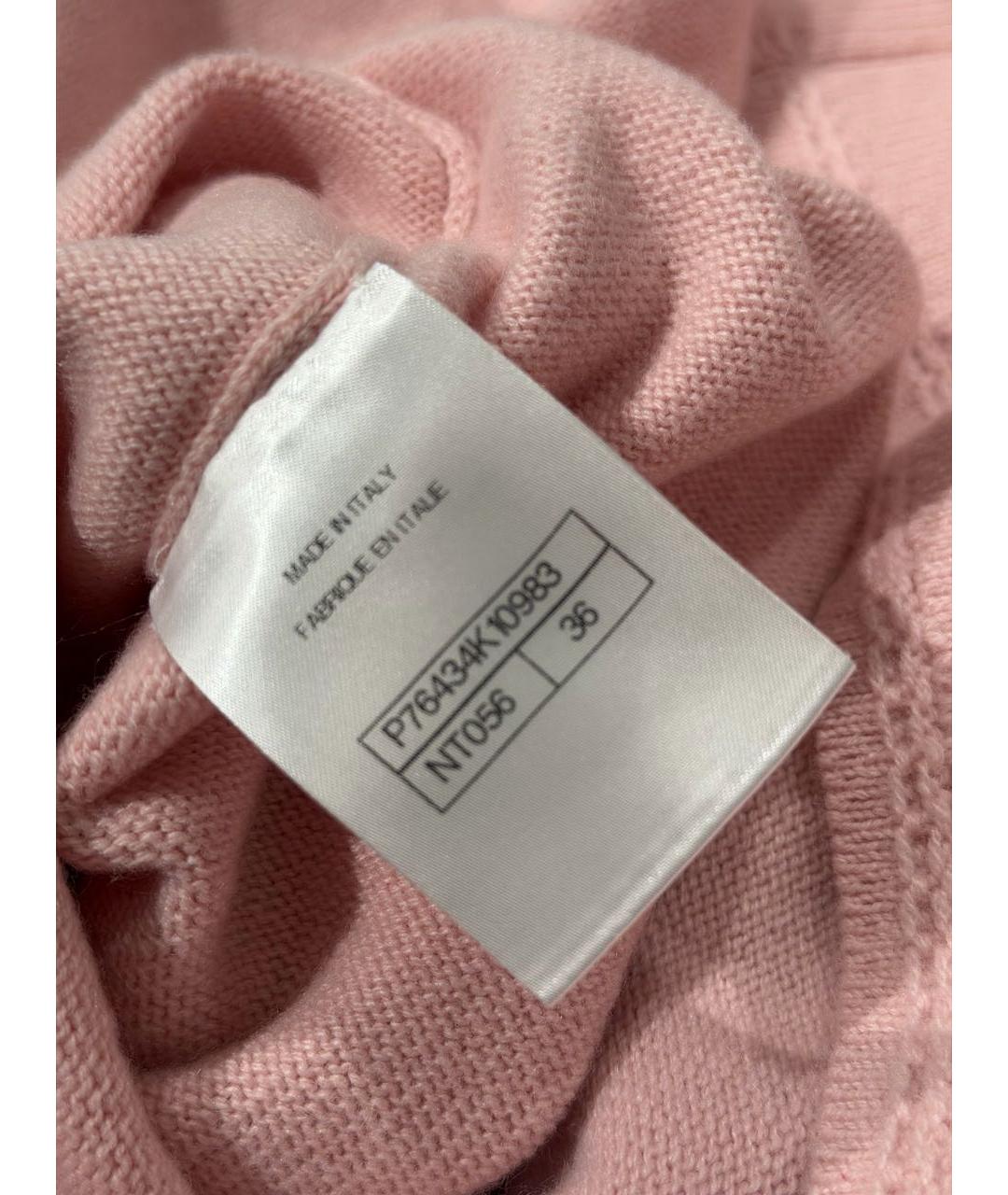 CHANEL Розовый кашемировый джемпер / свитер, фото 4