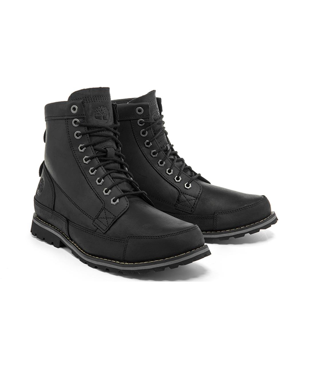 TIMBERLAND Черные кожаные высокие ботинки, фото 4