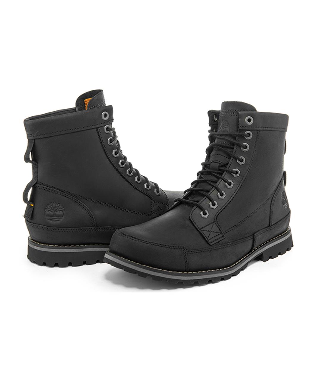 TIMBERLAND Черные кожаные высокие ботинки, фото 5