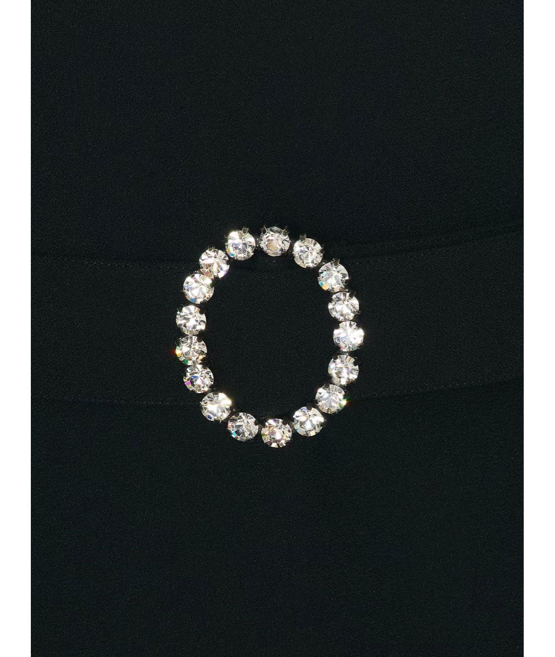 SAINT LAURENT Черное вискозное платье, фото 3