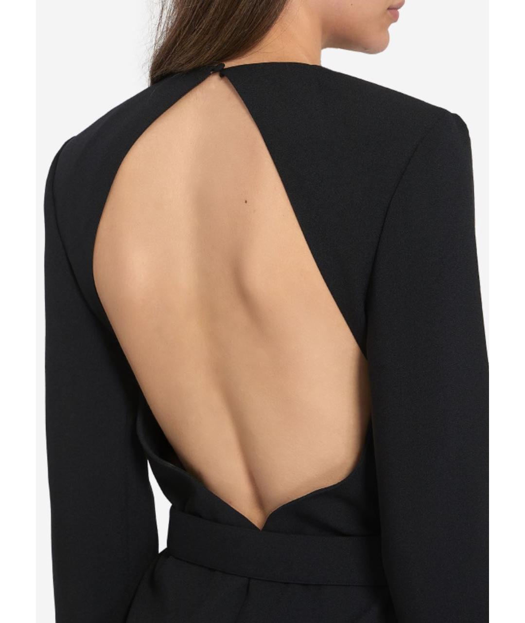 SAINT LAURENT Черное вискозное платье, фото 7