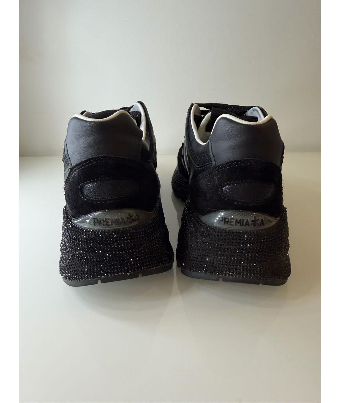 PREMIATA Черные замшевые кроссовки, фото 4