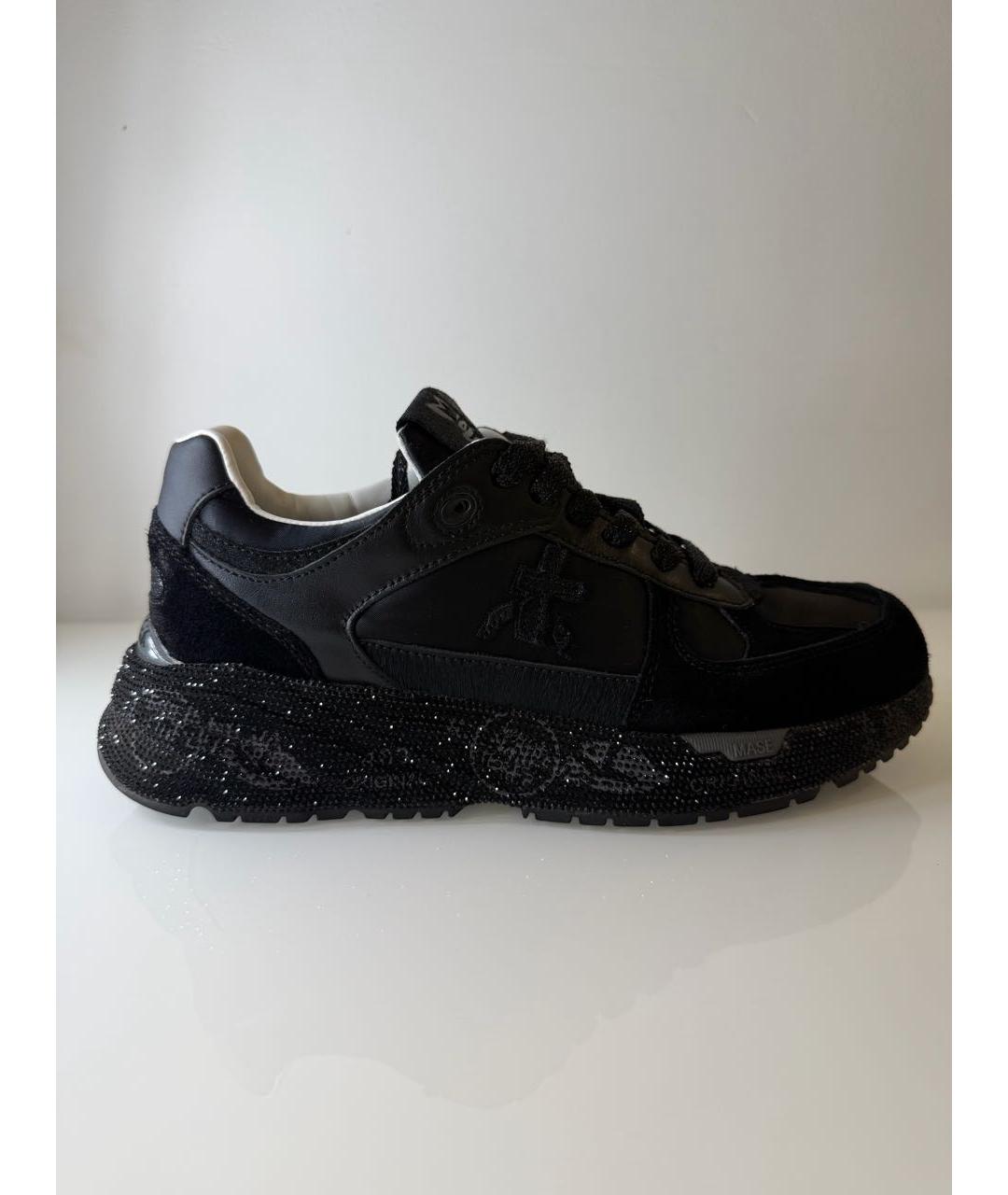 PREMIATA Черные замшевые кроссовки, фото 7