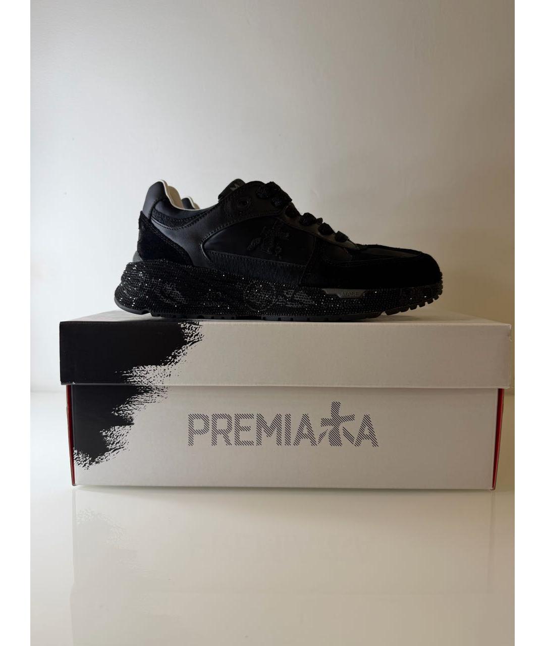 PREMIATA Черные замшевые кроссовки, фото 5