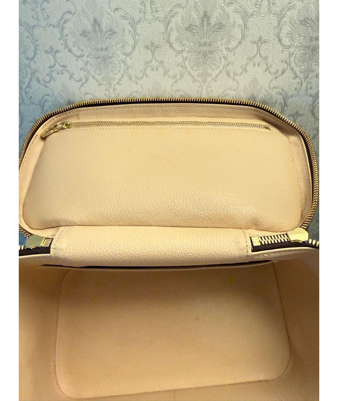 LOUIS VUITTON Коричневая косметичка, фото 5