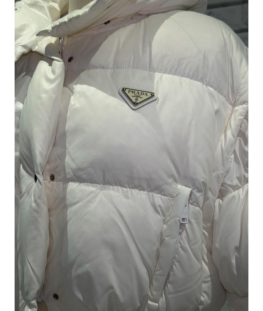PRADA Белый пуховик, фото 3