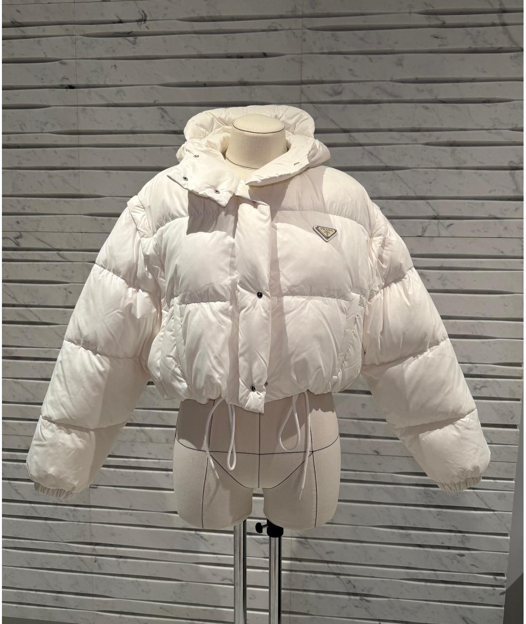 PRADA Белый пуховик, фото 6