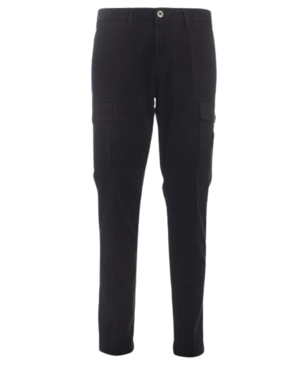 STONE ISLAND Черные брюки чинос, фото 1