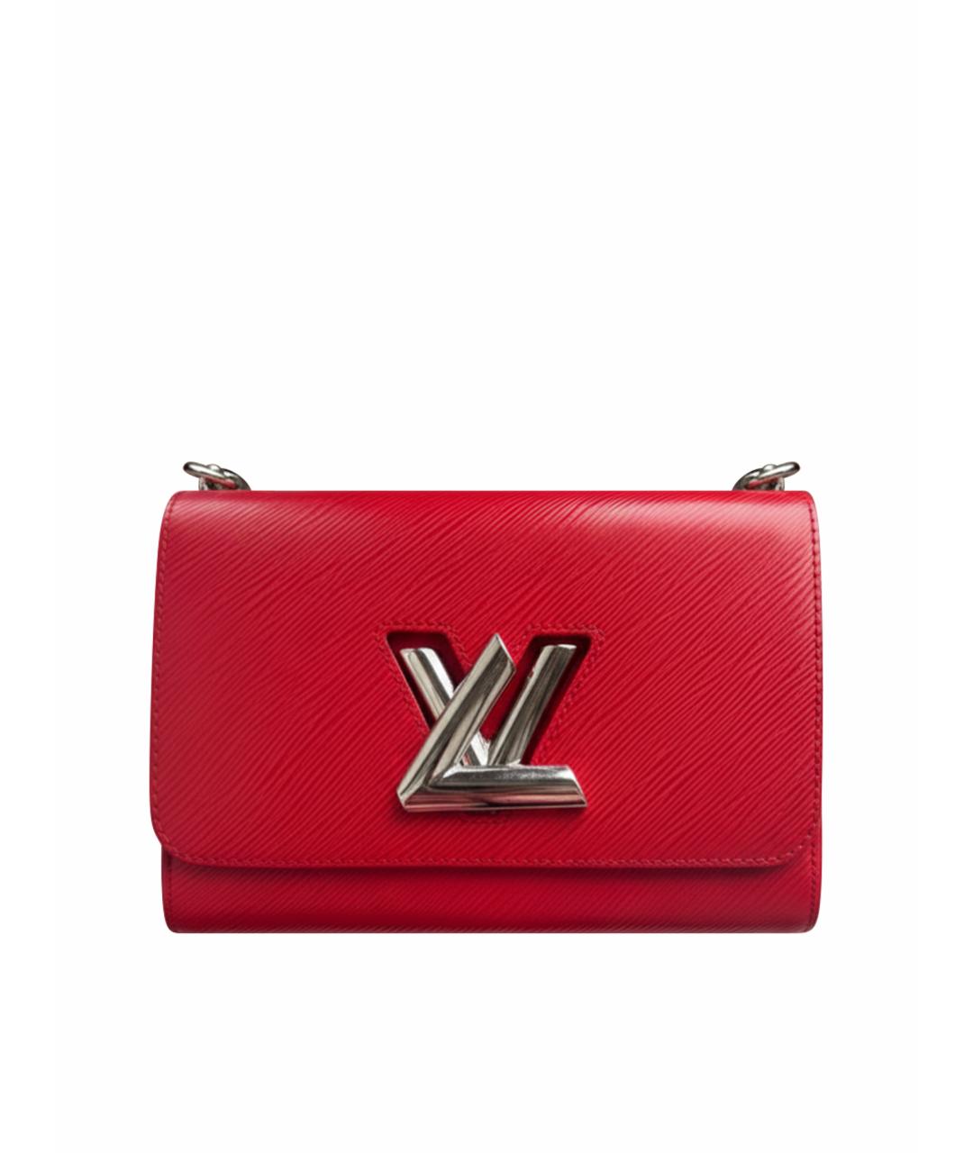 LOUIS VUITTON Красная кожаная сумка через плечо, фото 1