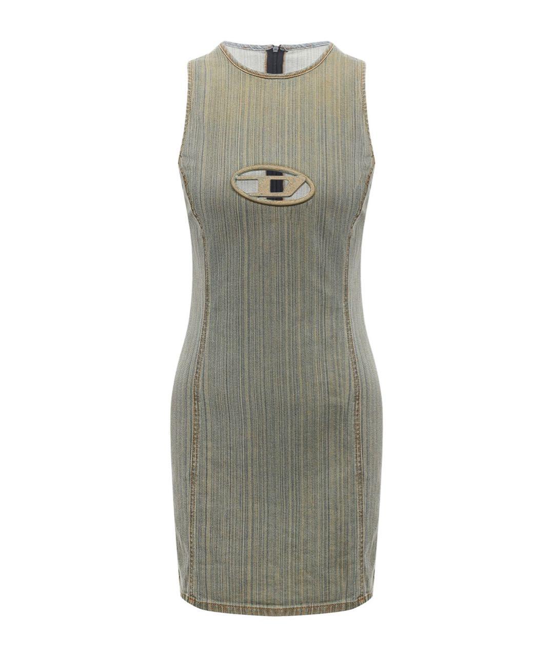 DIESEL Деним повседневное платье, фото 5