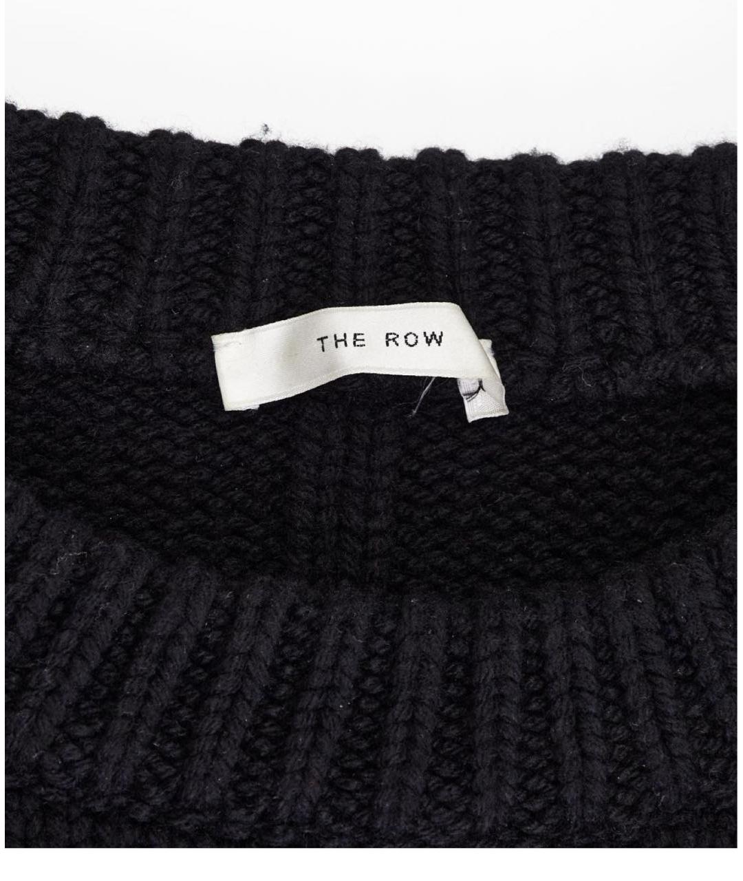 THE ROW Черный шерстяной джемпер / свитер, фото 3