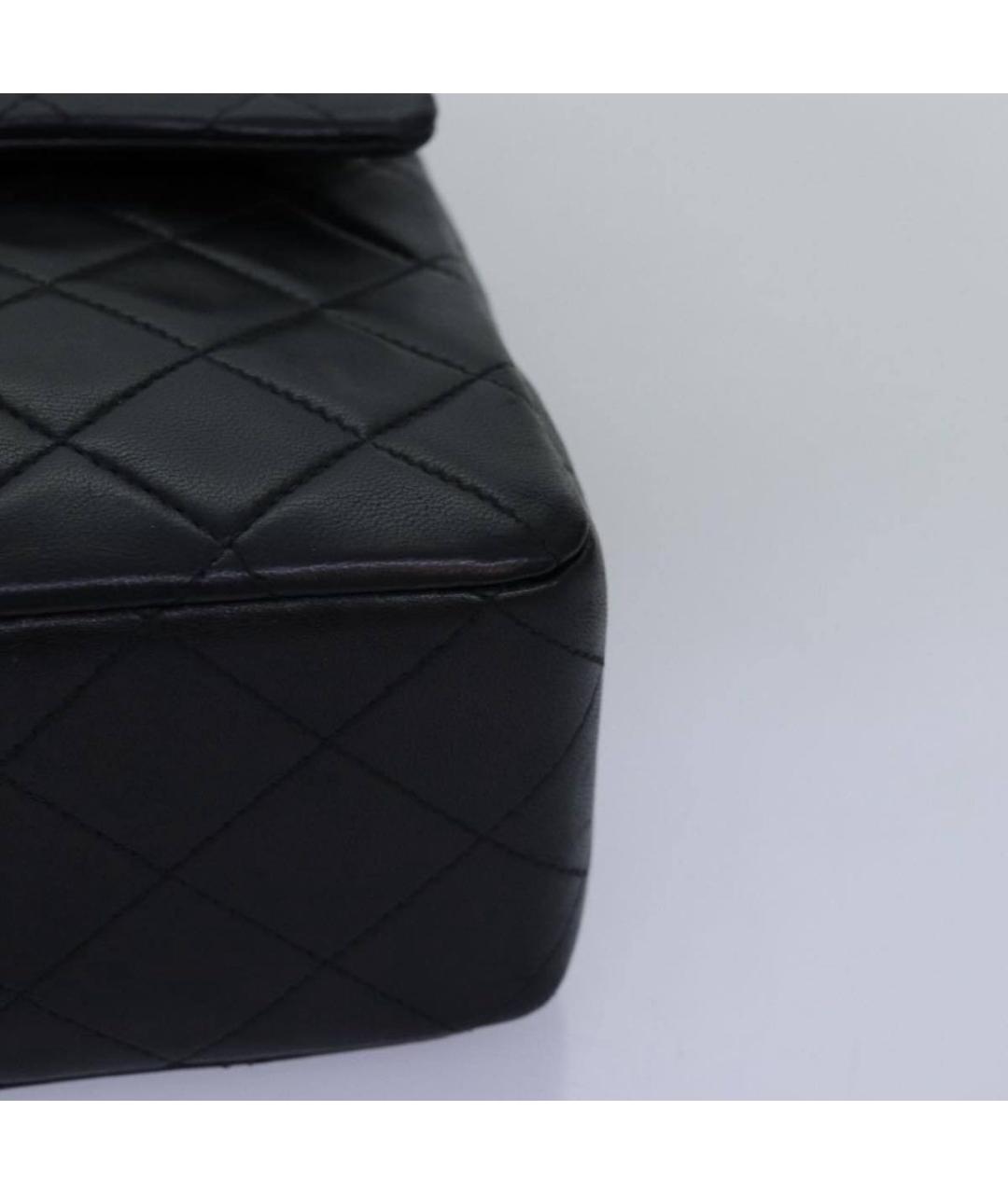 CHANEL Черная кожаная сумка тоут, фото 8