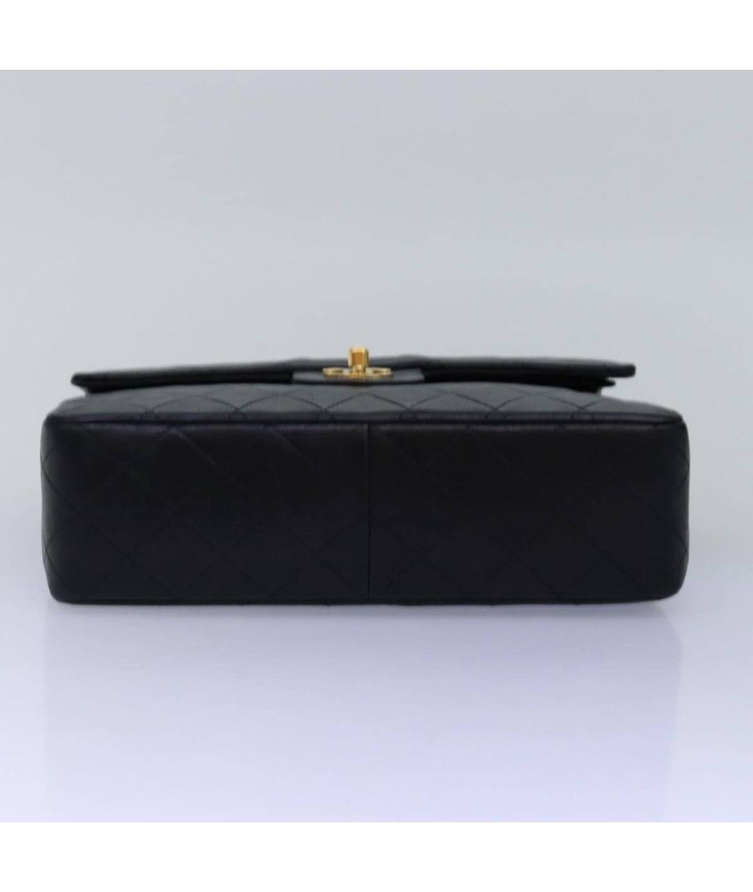 CHANEL Черная кожаная сумка тоут, фото 6