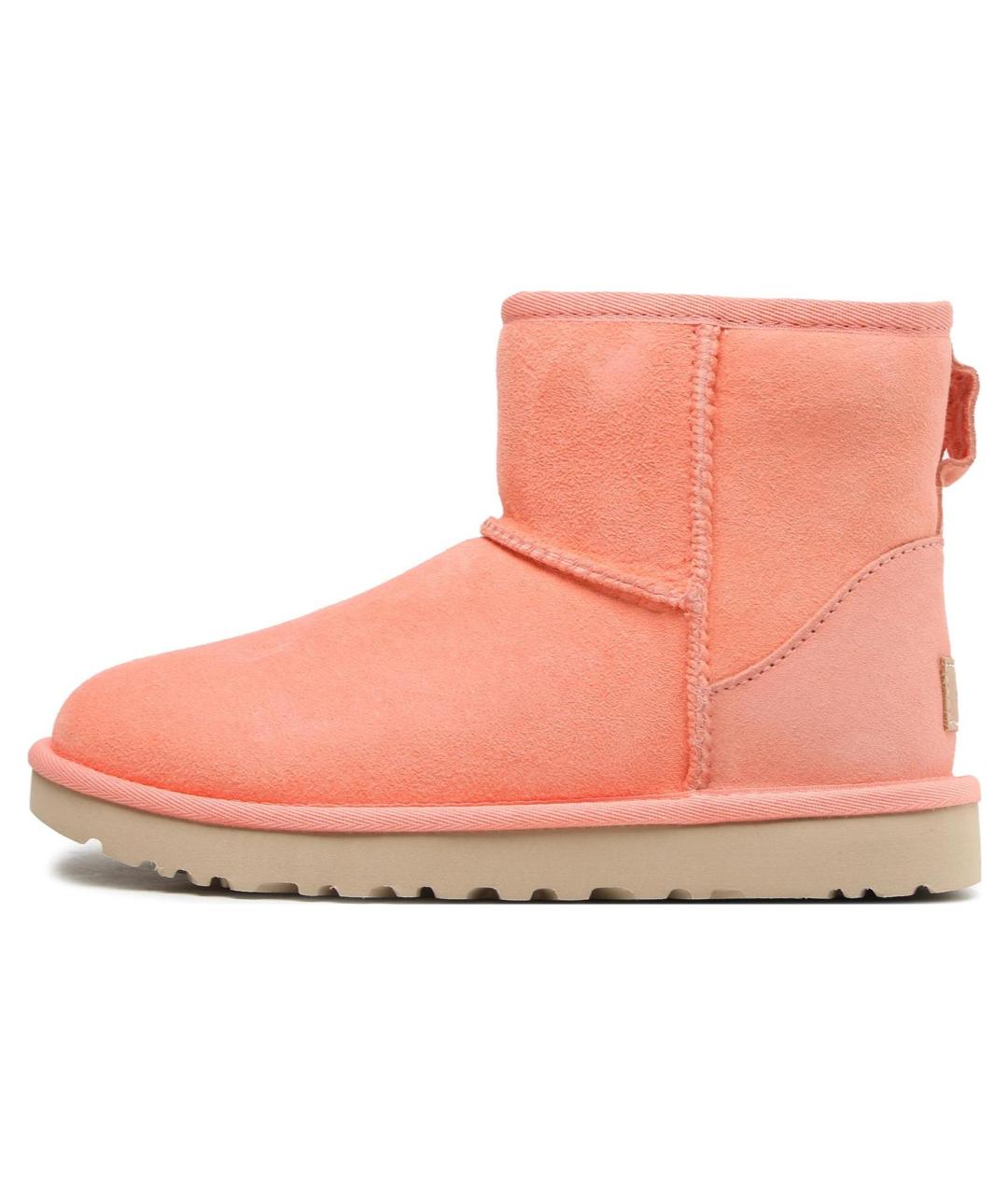 UGG AUSTRALIA Оранжевое замшевые ботинки, фото 5