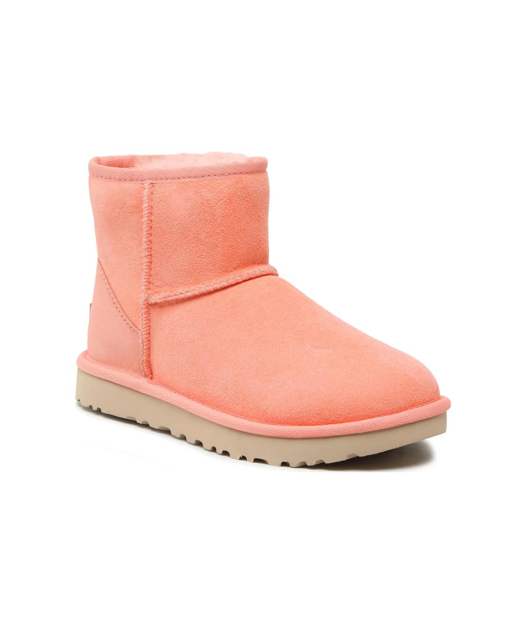 UGG AUSTRALIA Оранжевое замшевые ботинки, фото 2