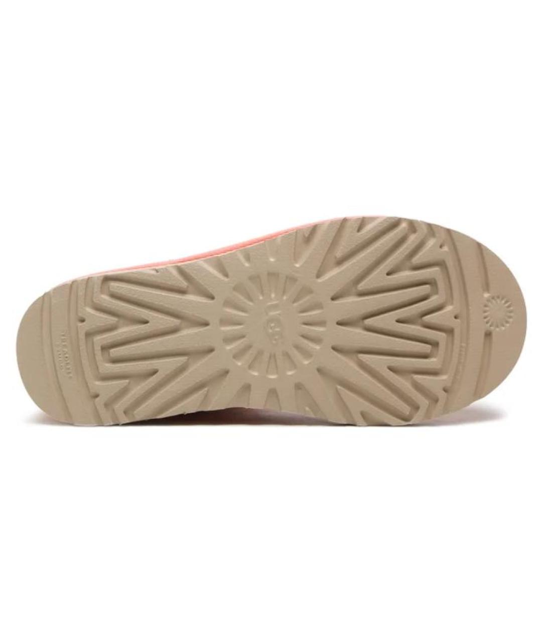 UGG AUSTRALIA Оранжевое замшевые ботинки, фото 4