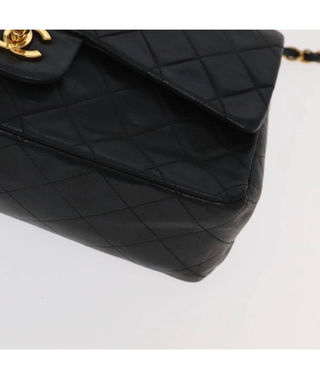 CHANEL Черная кожаная сумка тоут, фото 7