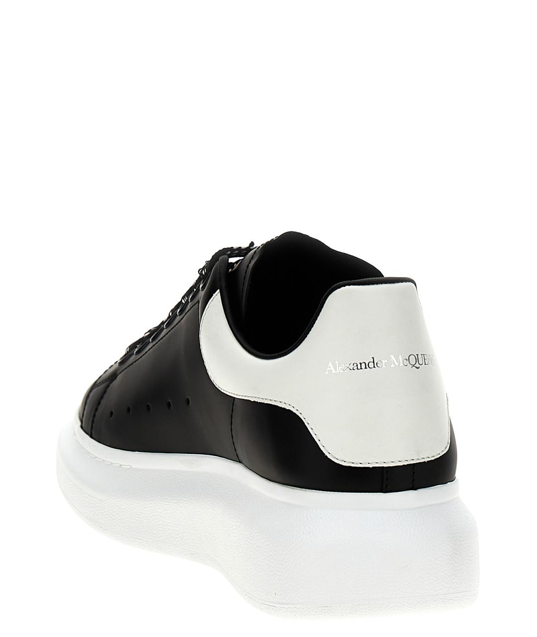 ALEXANDER MCQUEEN Белые кожаные низкие кроссовки / кеды, фото 3