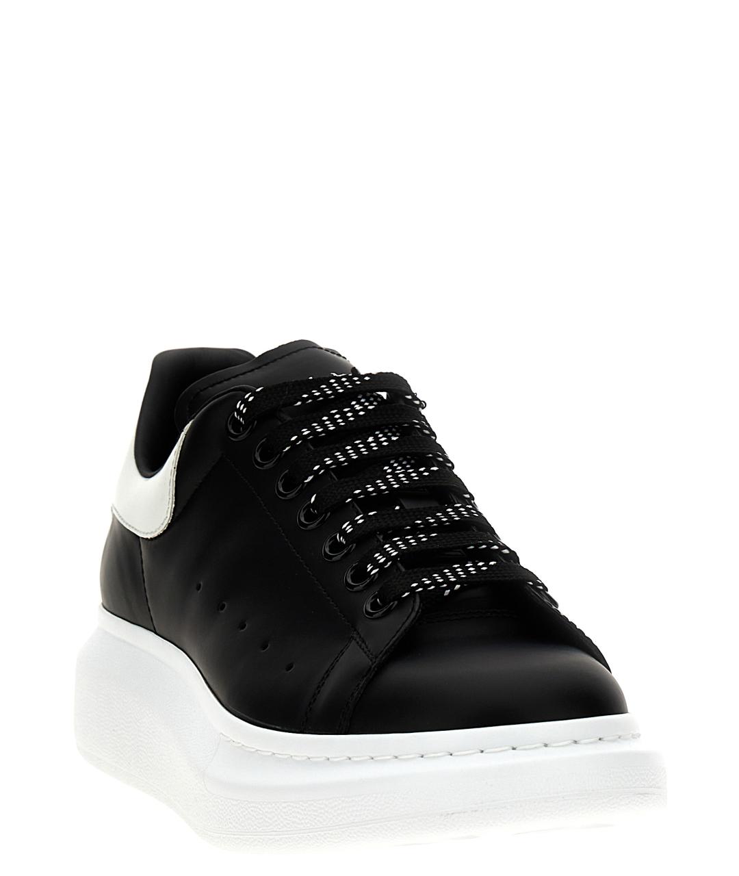 ALEXANDER MCQUEEN Белые кожаные низкие кроссовки / кеды, фото 2