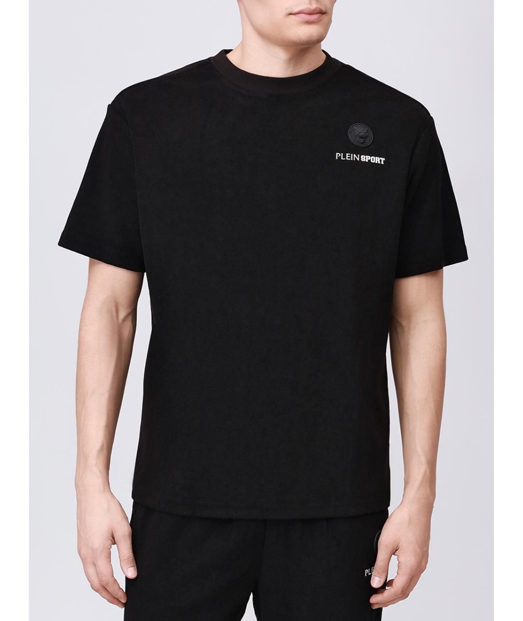 PLEIN SPORT Черная футболка, фото 4
