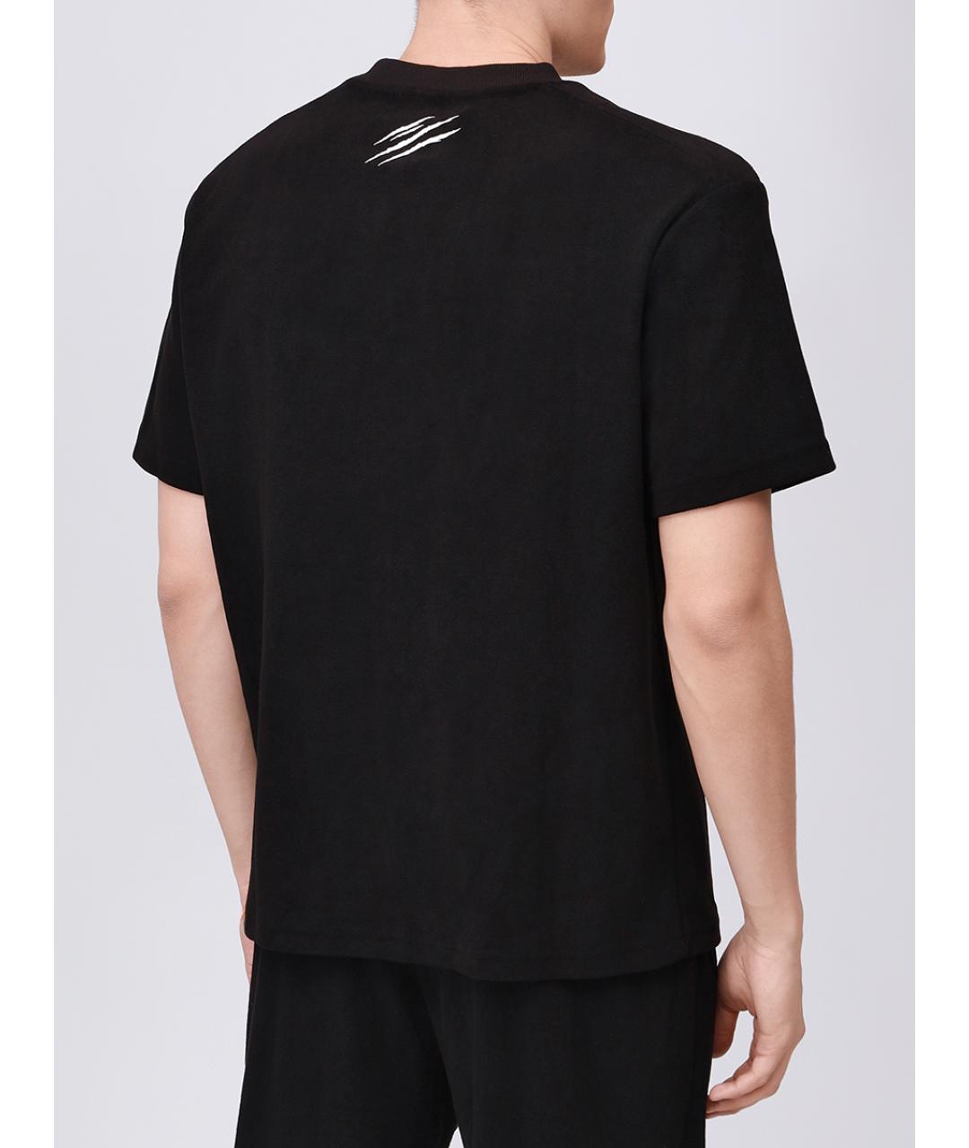 PLEIN SPORT Черная футболка, фото 3