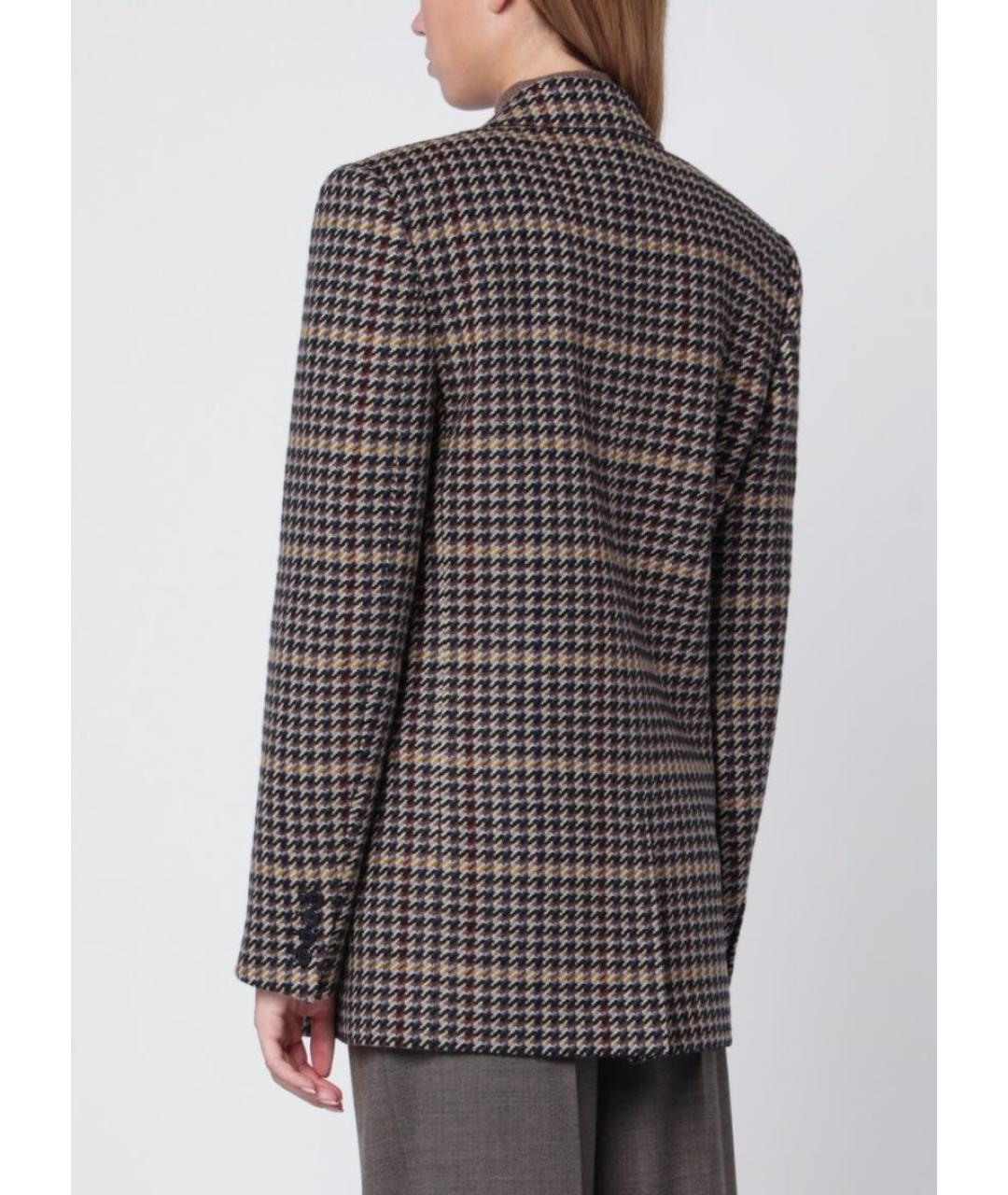 SAINT LAURENT Мульти шерстяной жакет/пиджак, фото 4