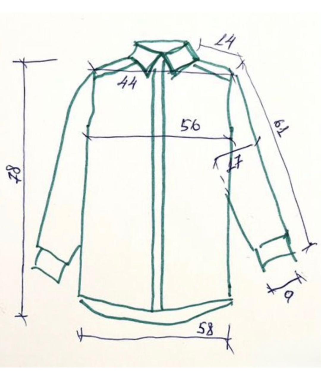 TOMMY HILFIGER Голубая хлопковая рубашка, фото 8