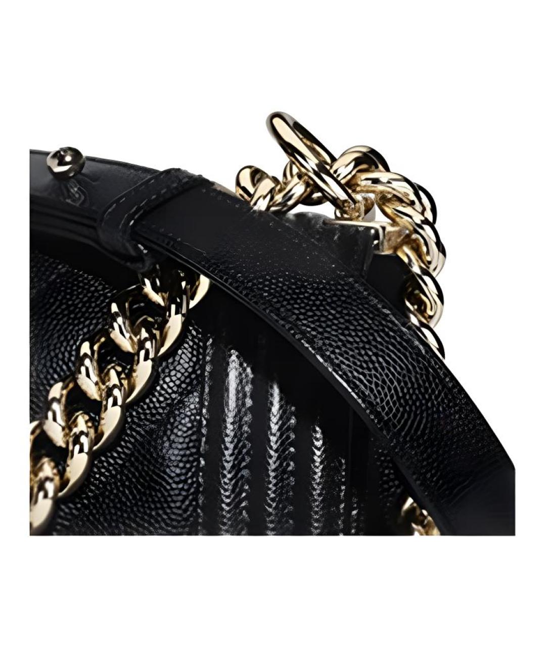 CHANEL Черная кожаная сумка через плечо, фото 3