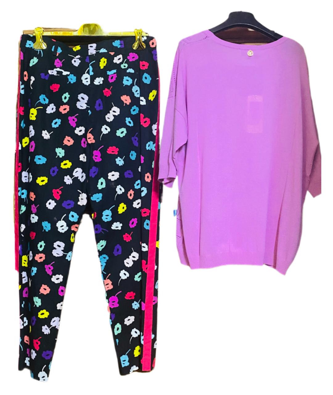 ESCADA Мульти хлопко-эластановый костюм с брюками, фото 2