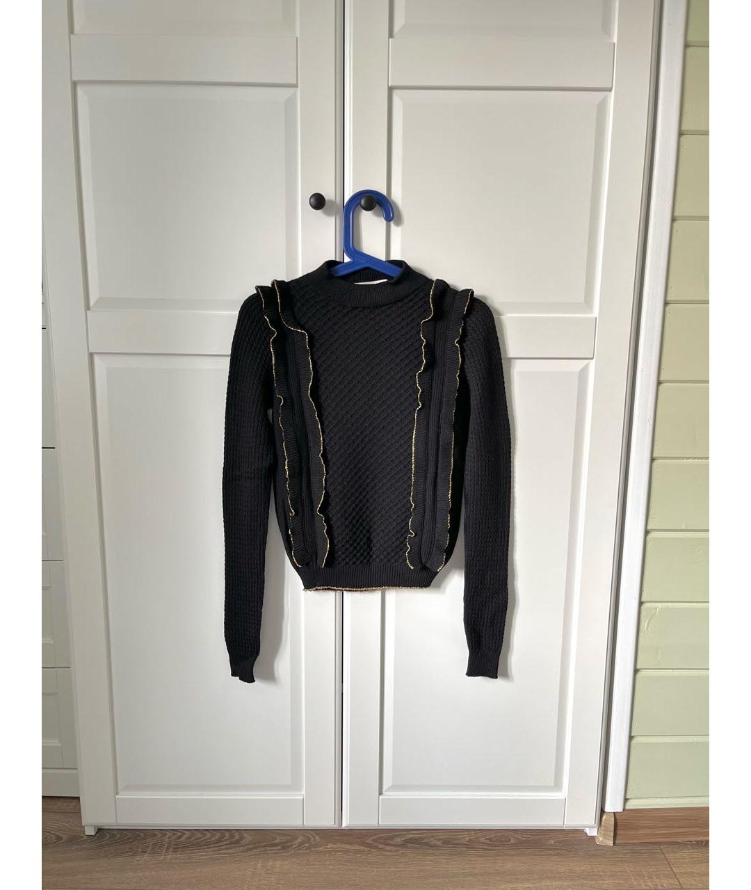 PHILOSOPHY DI LORENZO SERAFINI Черный шерстяной джемпер / свитер, фото 2