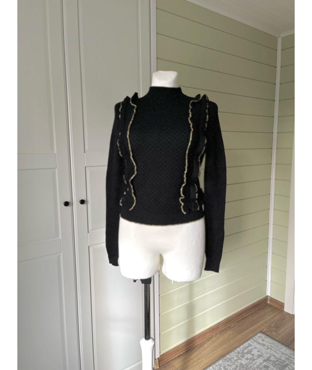 PHILOSOPHY DI LORENZO SERAFINI Черный шерстяной джемпер / свитер, фото 9