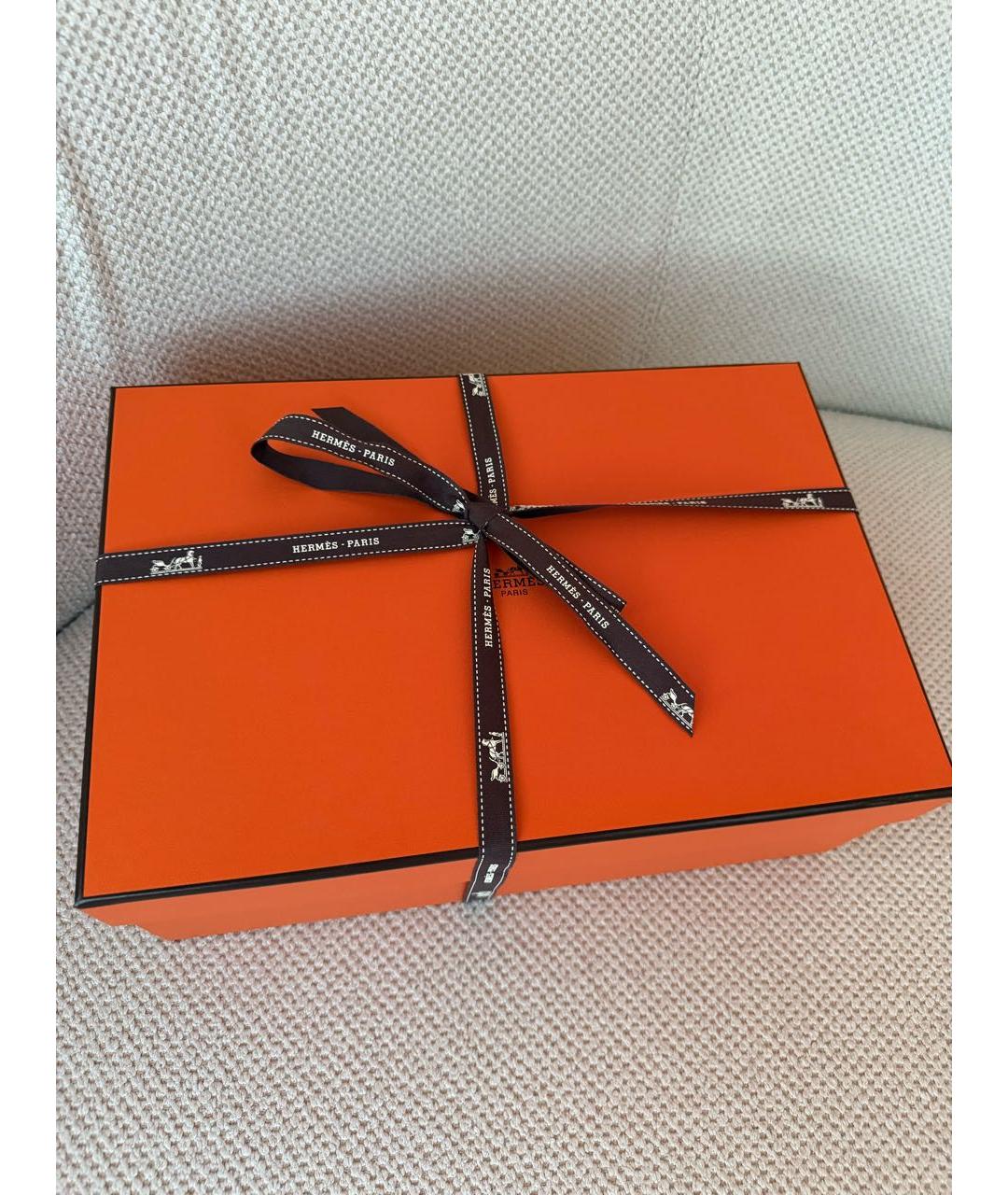 HERMES Белые кожаные кеды, фото 8